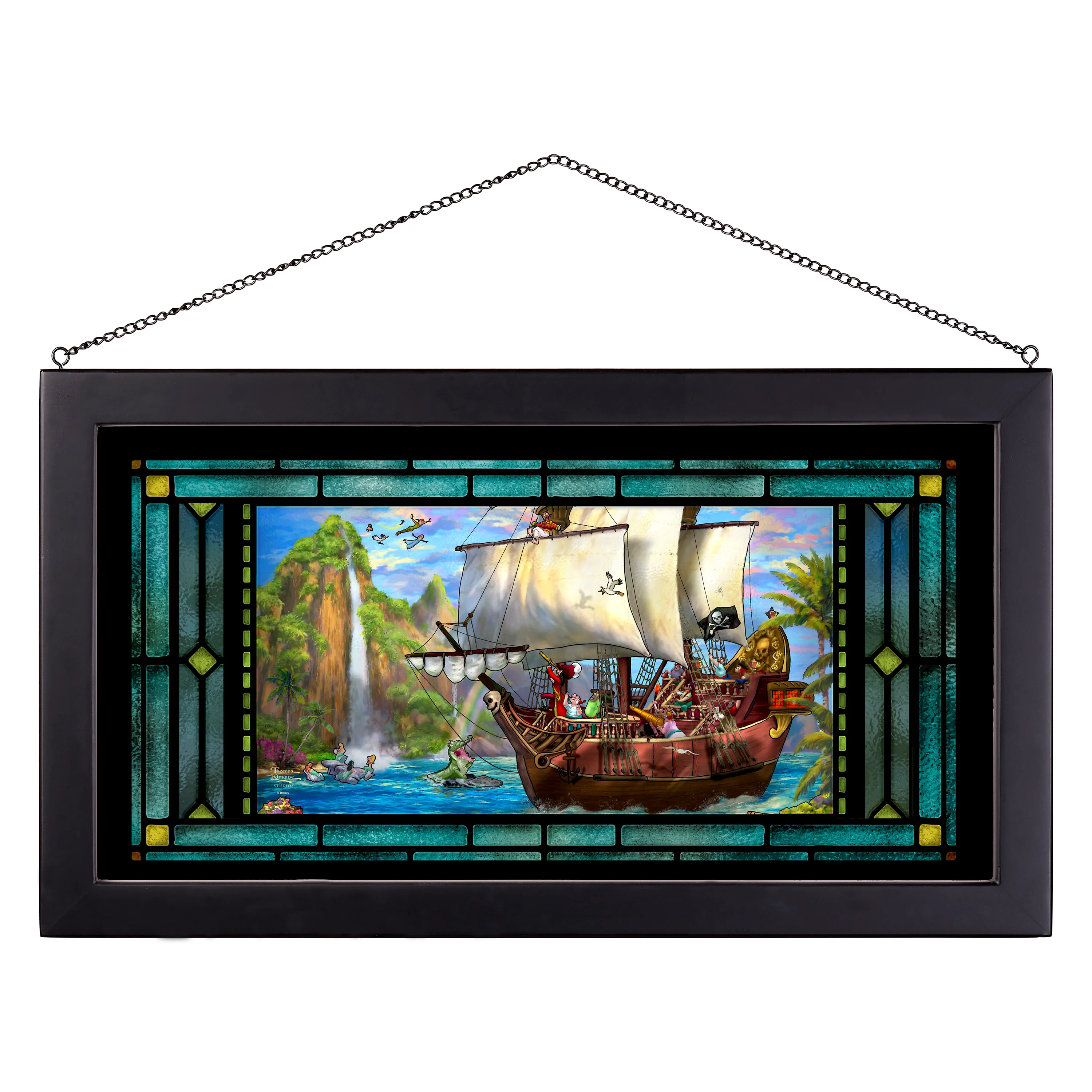 Disney Captain Hook's Never Land Voyage - Stained Glass Art - Image 2