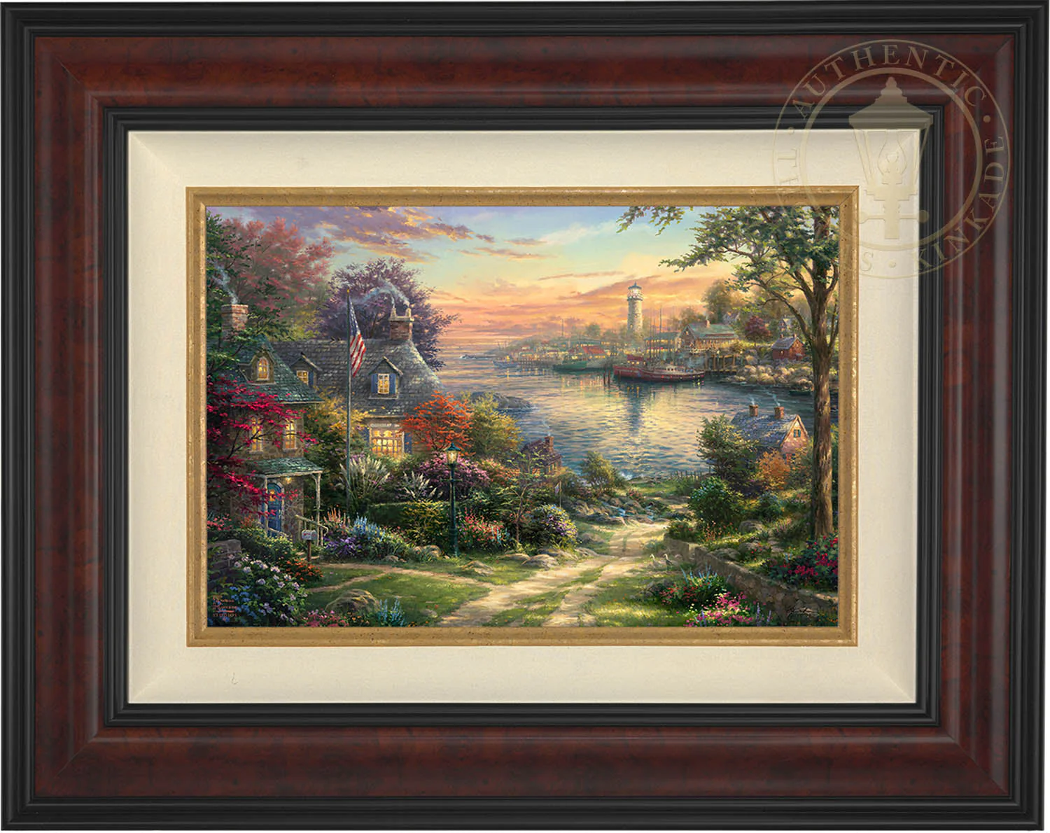 New England Harbor - Limited Edition Canvas