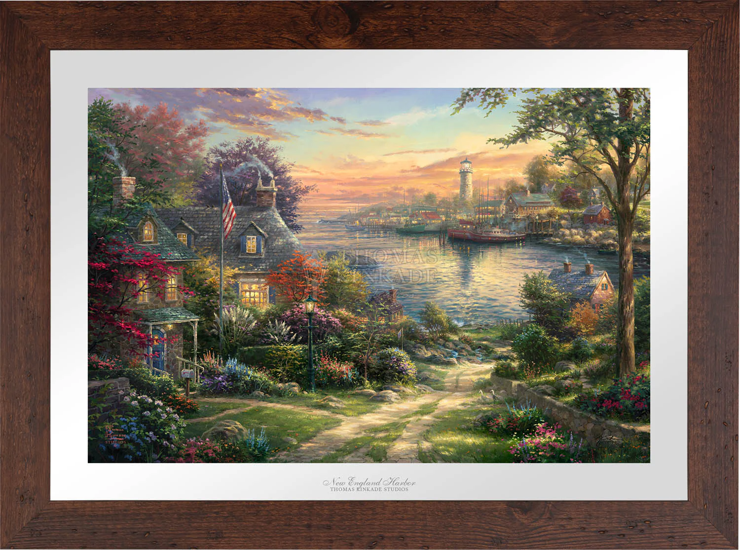 New England Harbor - Limited Edition Paper