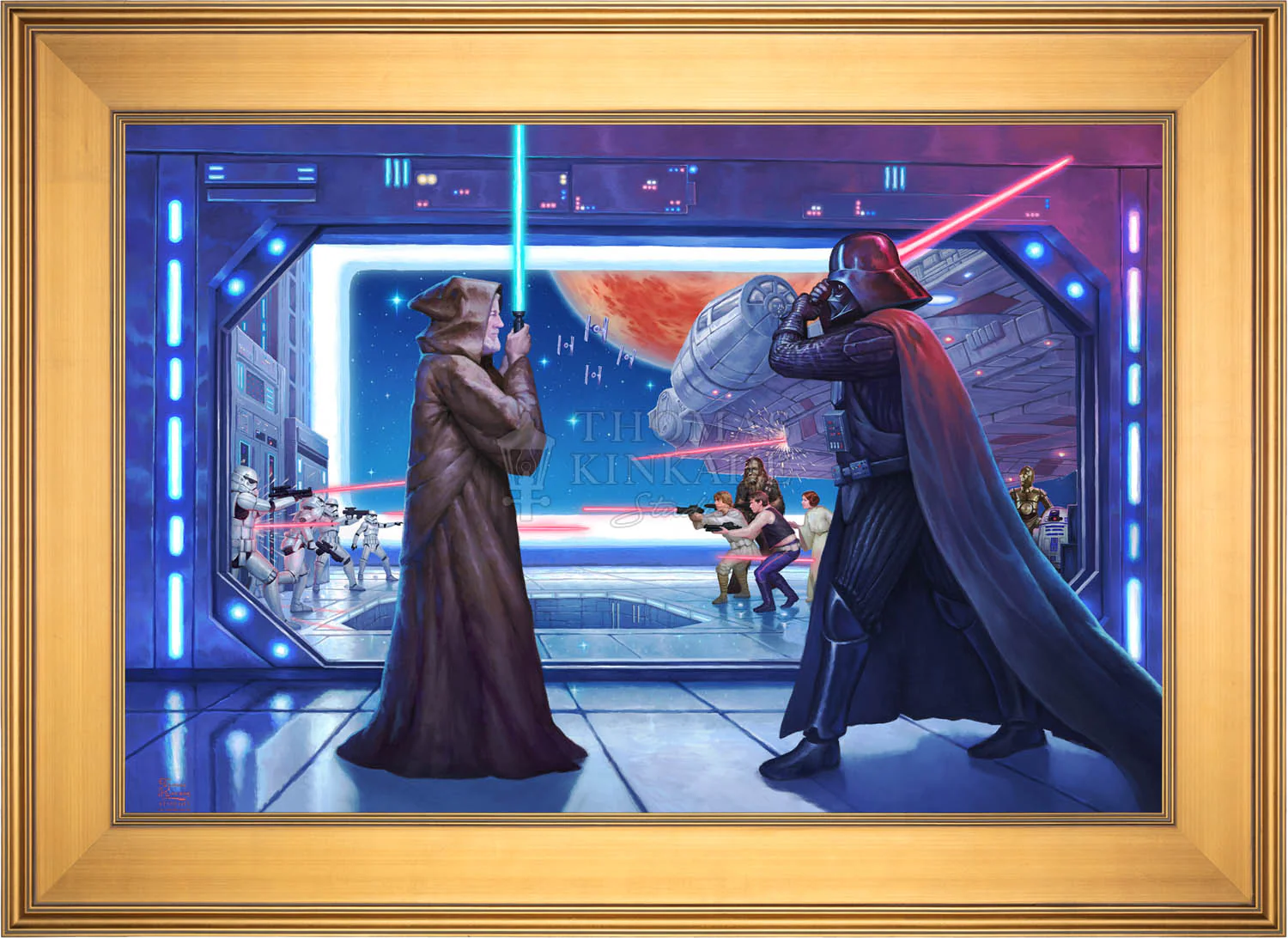 Obi-Wan's™ Final Battle - Limited Edition Canvas - Image 15