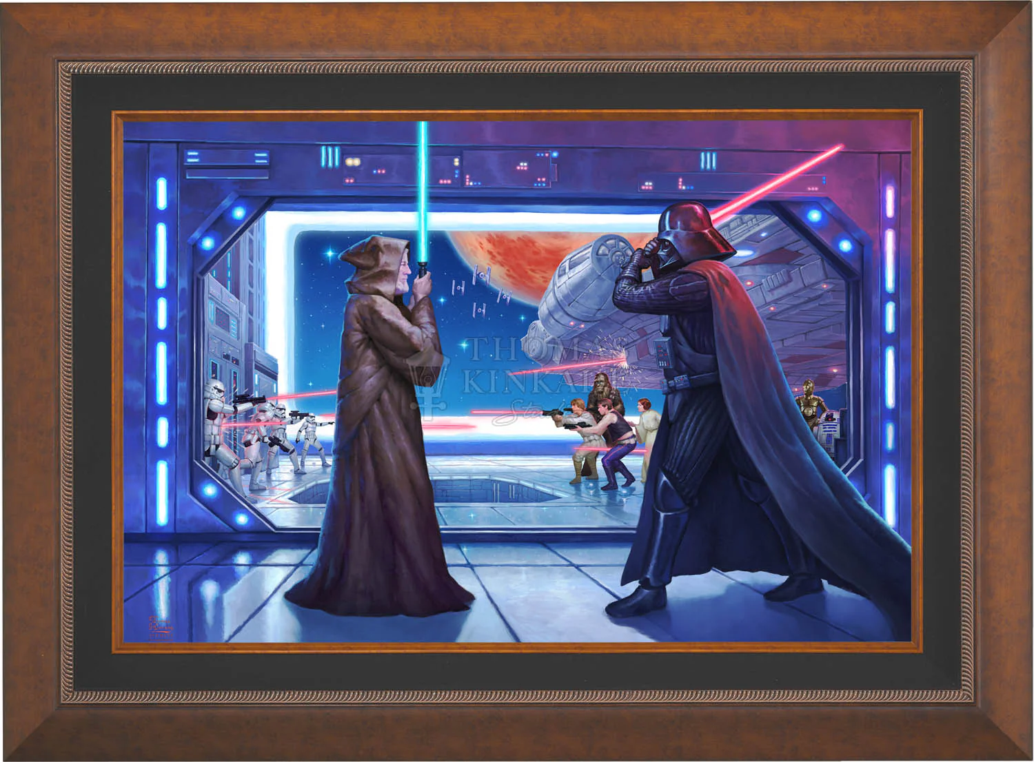 Obi-Wan's™ Final Battle - Limited Edition Canvas - Image 3
