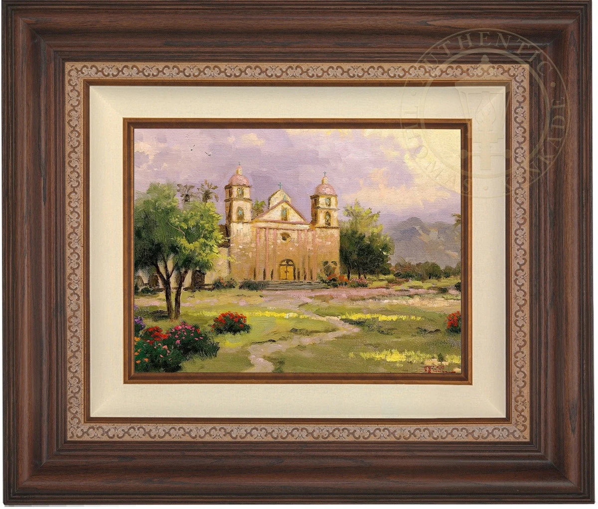 The Old Mission, Santa Barbara - Limited Edition Canvas - Image 10