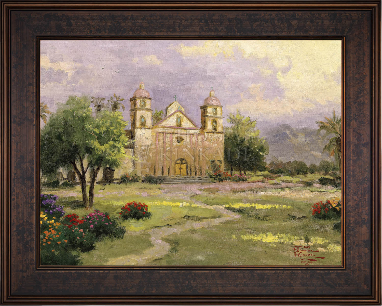 The Old Mission, Santa Barbara - Limited Edition Canvas - Image 12