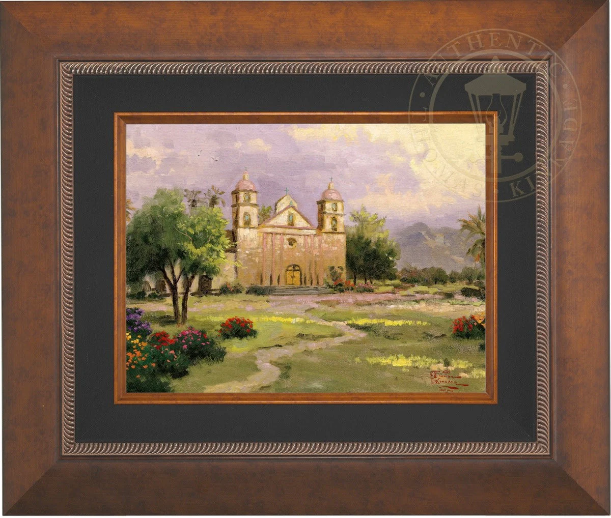 The Old Mission, Santa Barbara - Limited Edition Canvas - Image 3