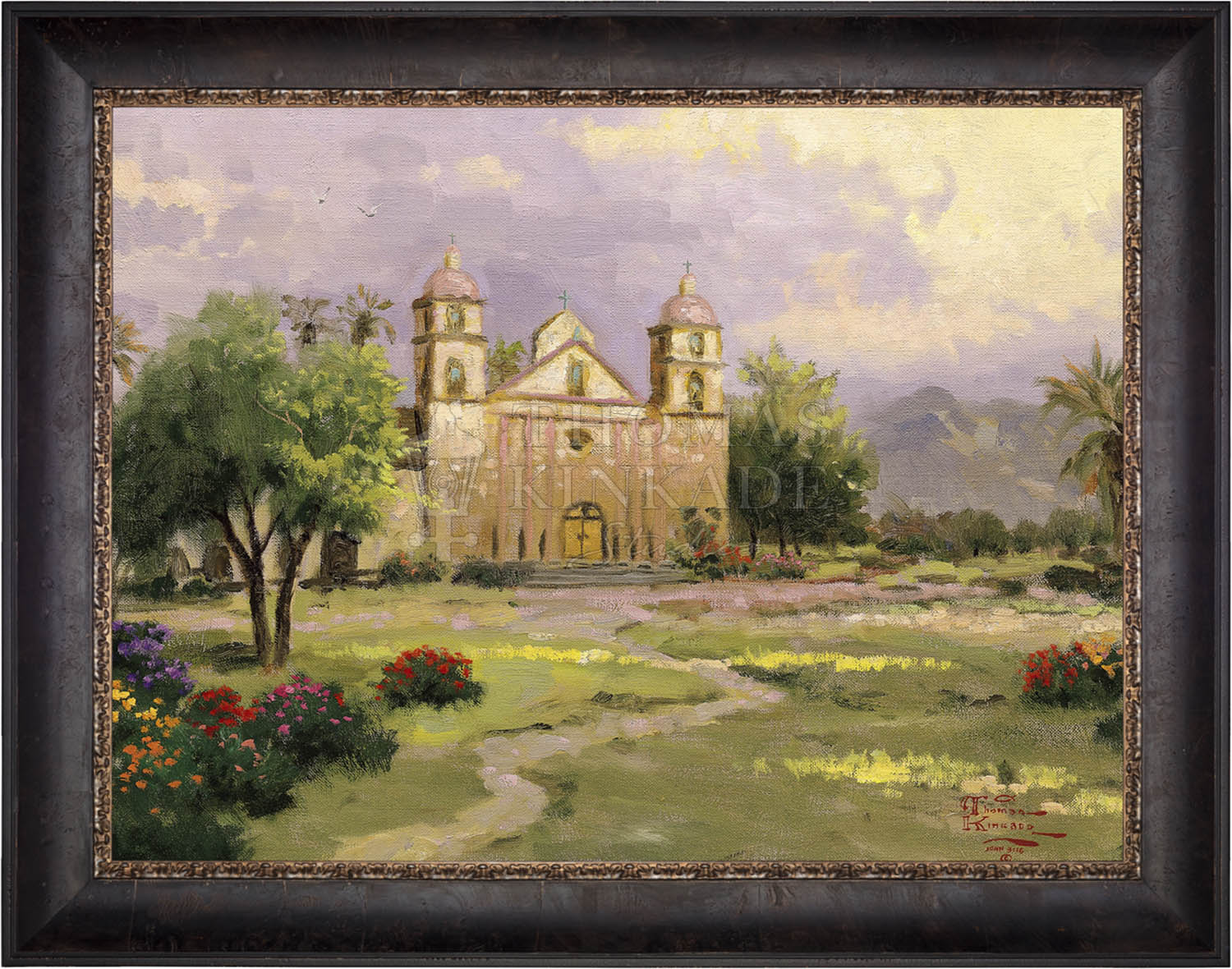 The Old Mission, Santa Barbara - Limited Edition Canvas - Image 5