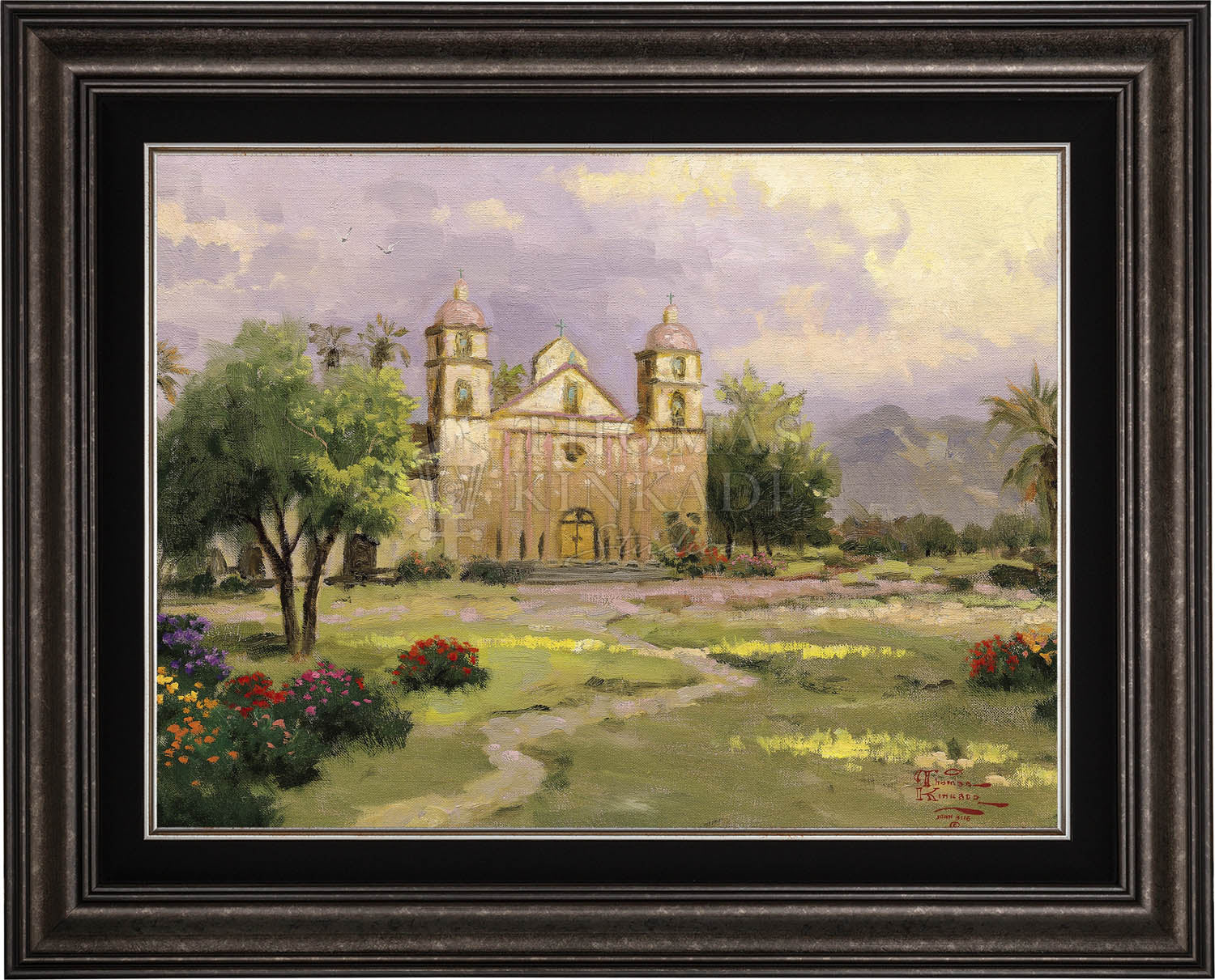 The Old Mission, Santa Barbara - Limited Edition Canvas - Image 9