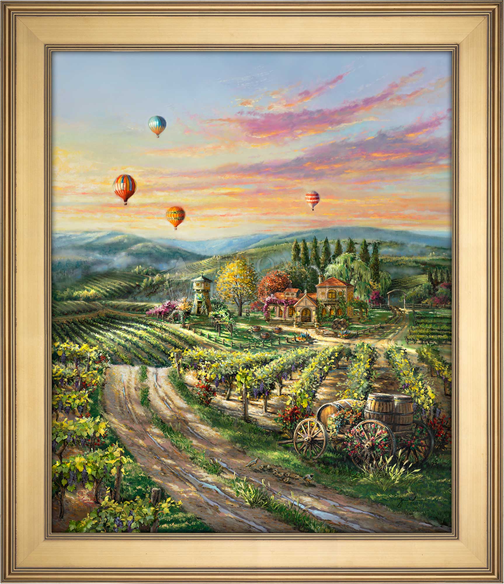 Peaceful Valley Vineyard - Limited Edition Canvas - Image 15