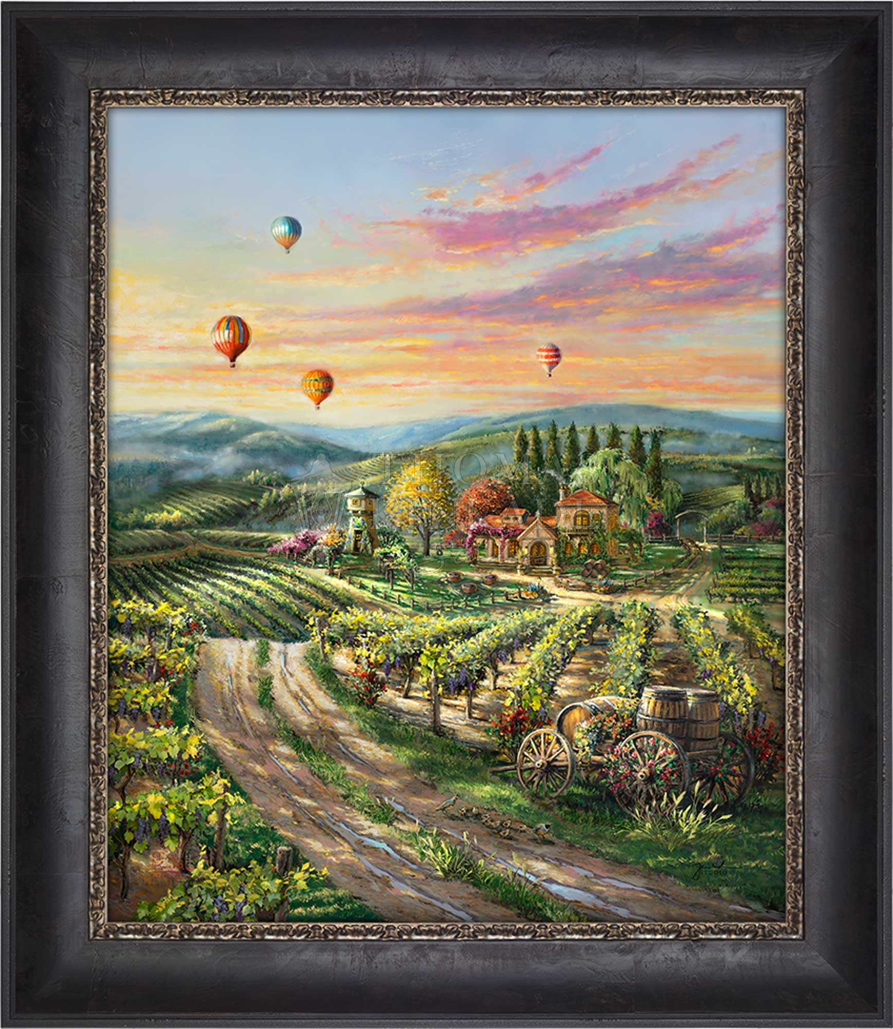 Peaceful Valley Vineyard - Limited Edition Canvas - Image 5