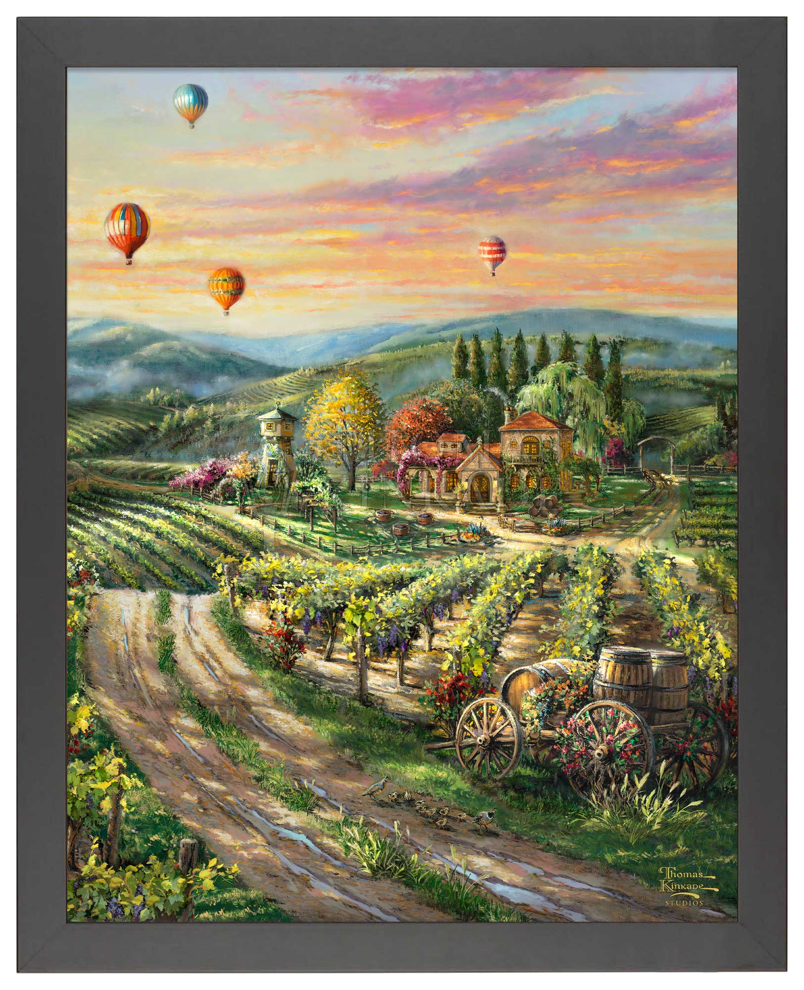 Peaceful Valley Vineyard - Art Prints