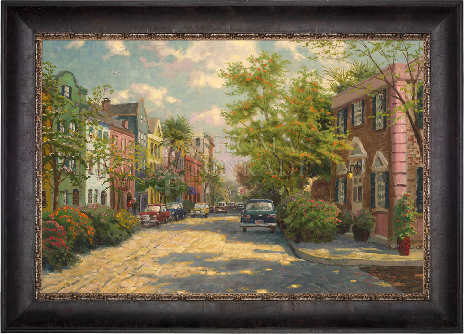 Rainbow Row, Charleston - Limited Edition Canvas - Image 5