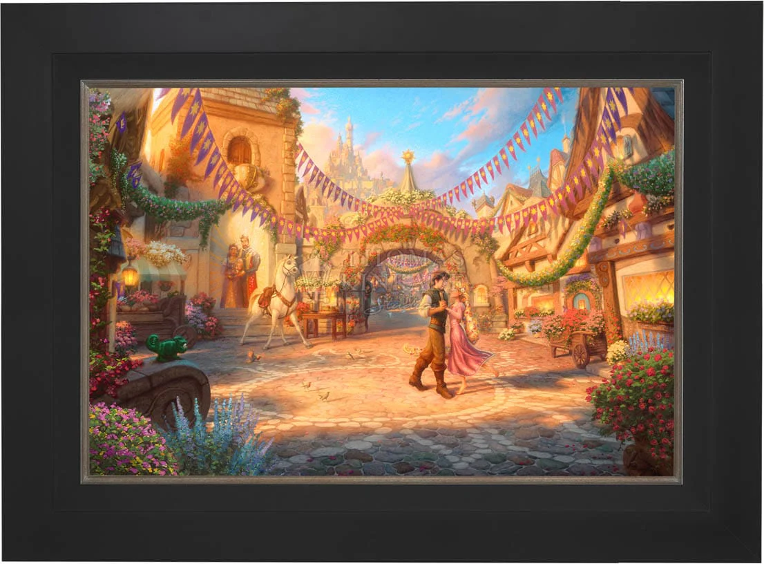 Disney Rapunzel Dancing in the Sunlit Courtyard - Jewel Edition Art - Image 9