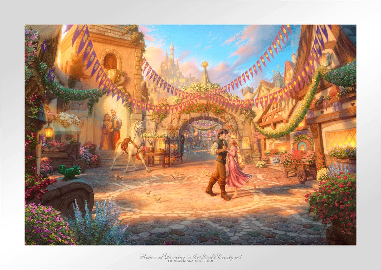 Disney Rapunzel Dancing in the Sunlit Courtyard - Limited Edition Paper - Image 7