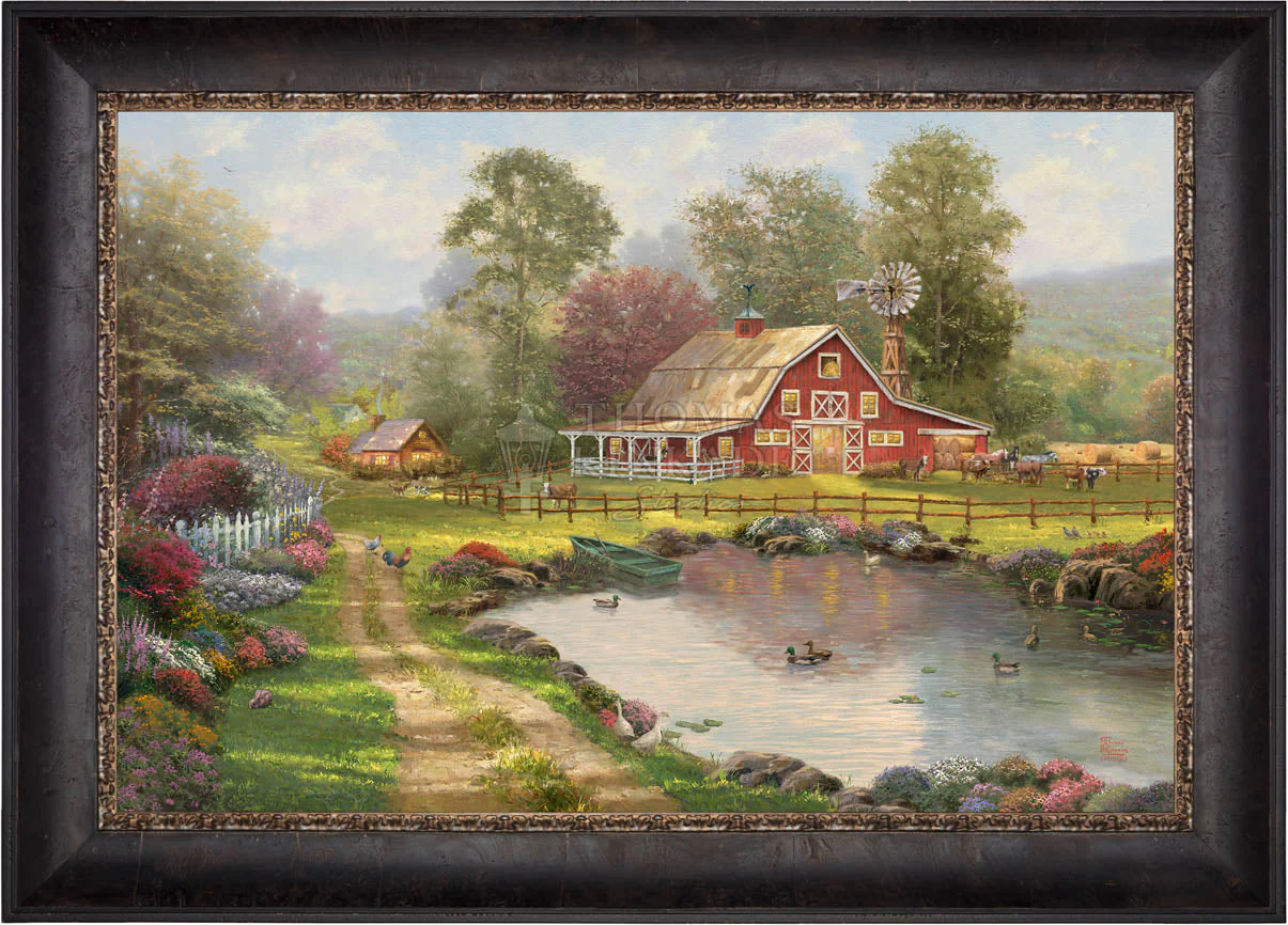 Red Barn Retreat - Limited Edition Canvas - Image 5
