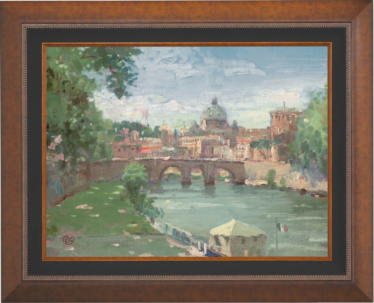 Rome, View of St. Peter's - Limited Edition Canvas - Image 3