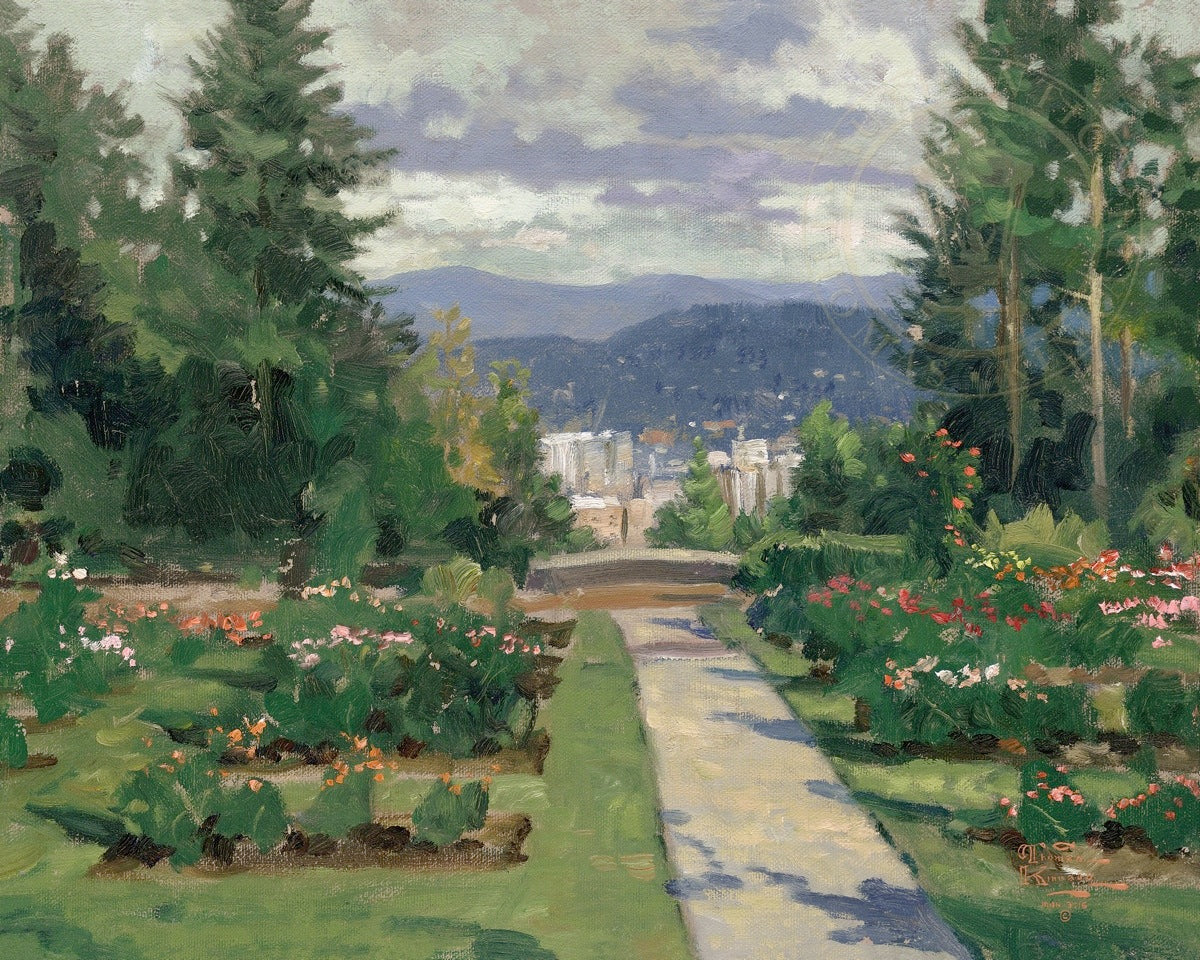 Rose Garden, Portland - Limited Edition Canvas - Image 17
