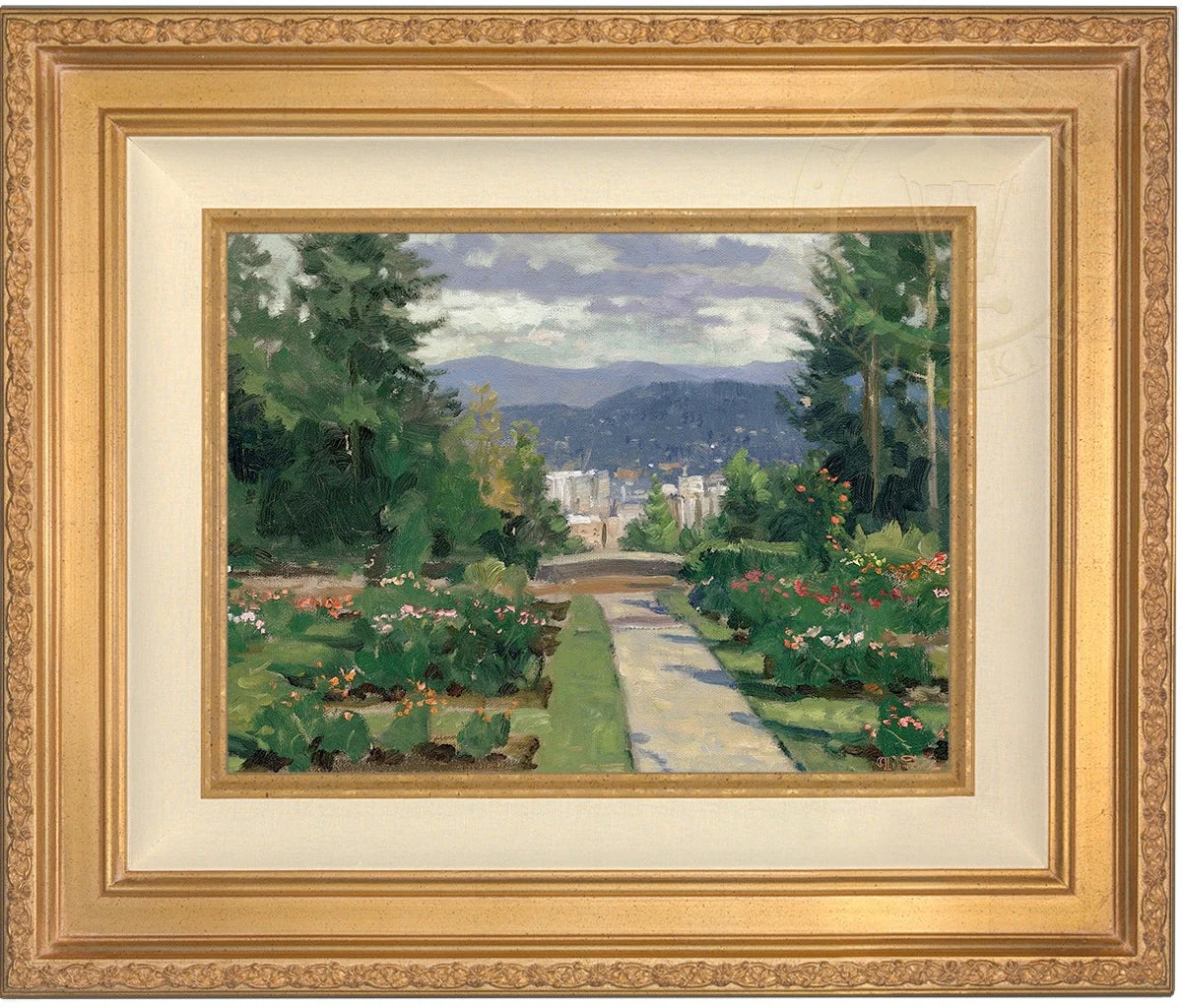 Rose Garden, Portland - Limited Edition Canvas - Image 2