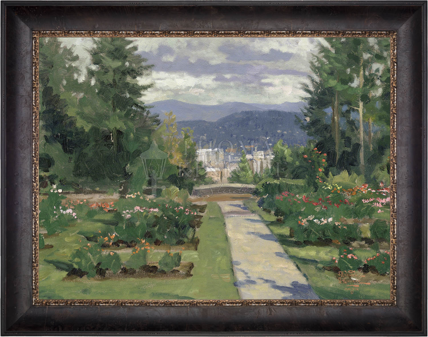 Rose Garden, Portland - Limited Edition Canvas - Image 5