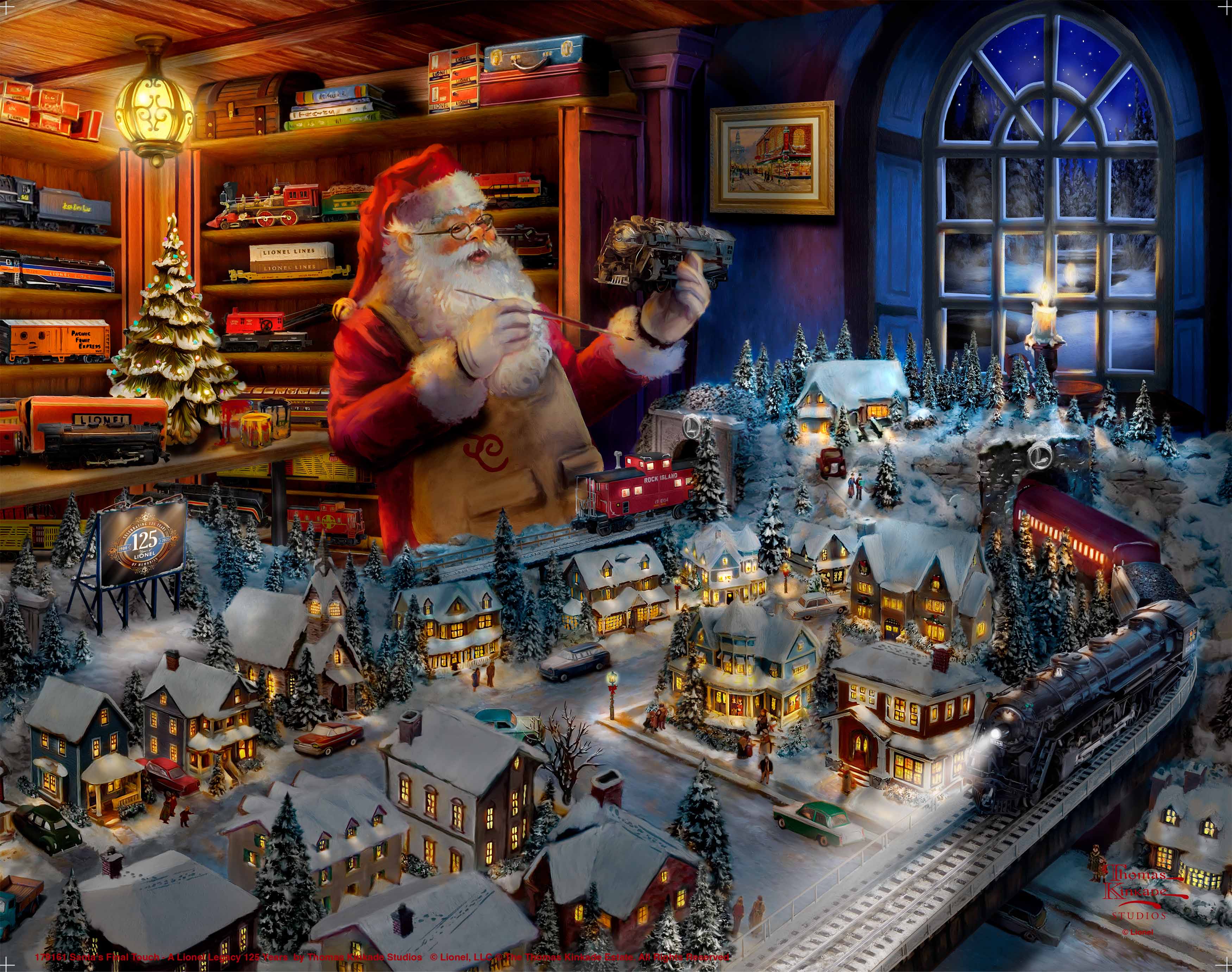 Santa's Final Touch - A Lionel Legacy - Art Prints - Image 6