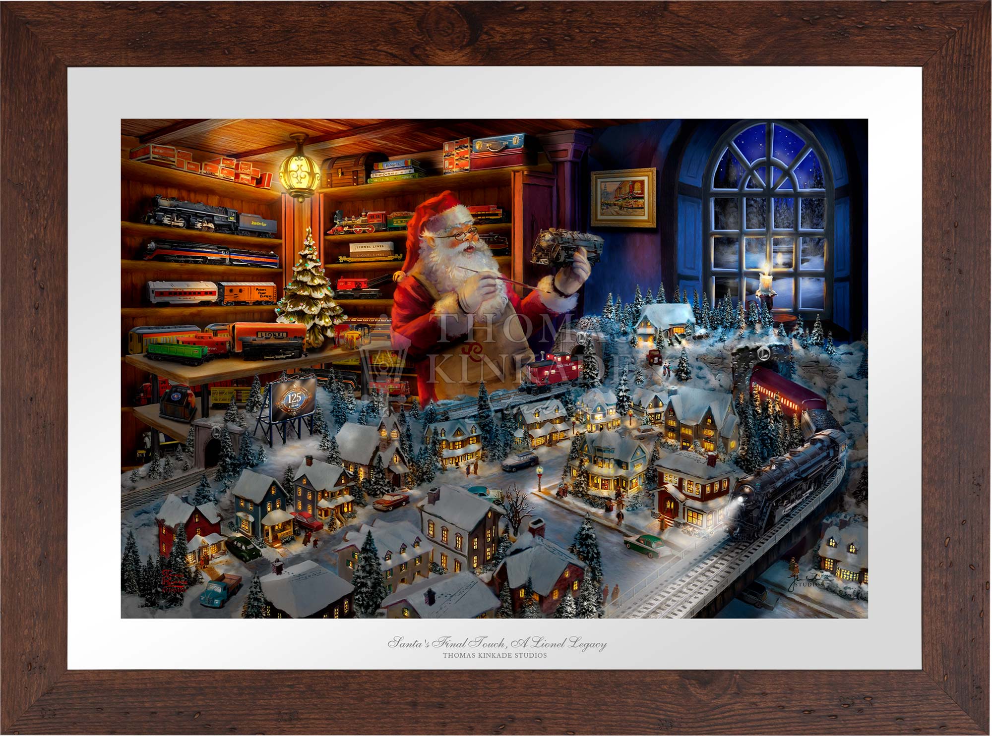 Santa's Final Touch - A Lionel Legacy - Limited Edition Paper