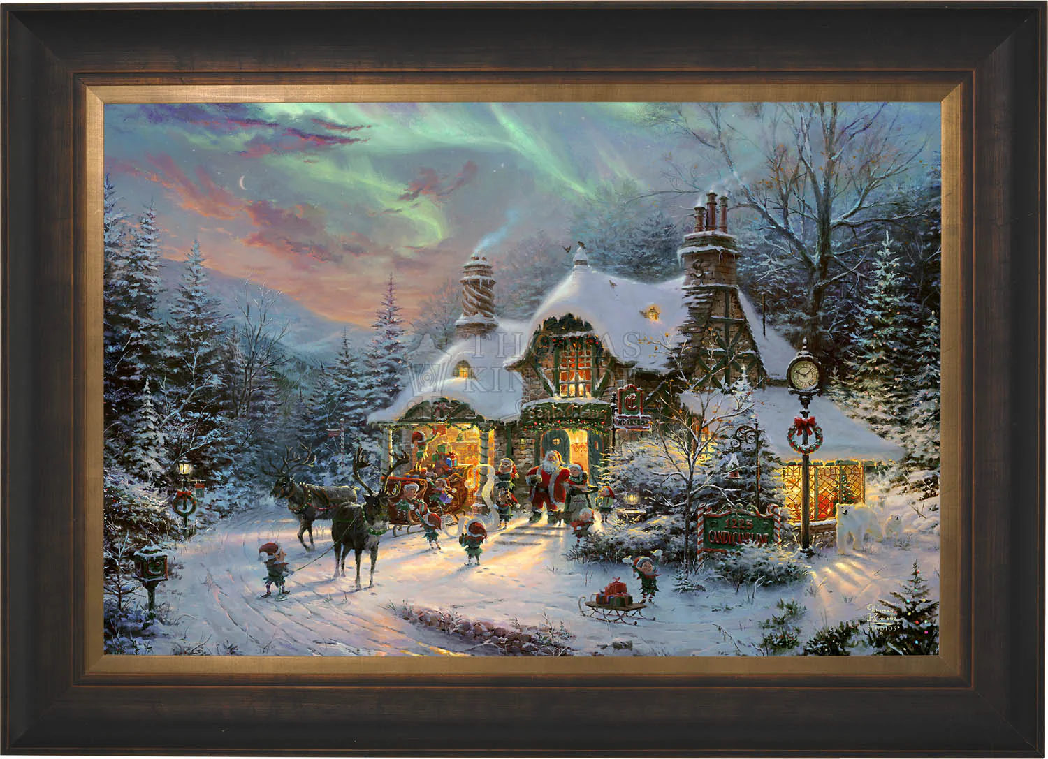 Santa's Night Before Christmas - Limited Edition Canvas - Image 11
