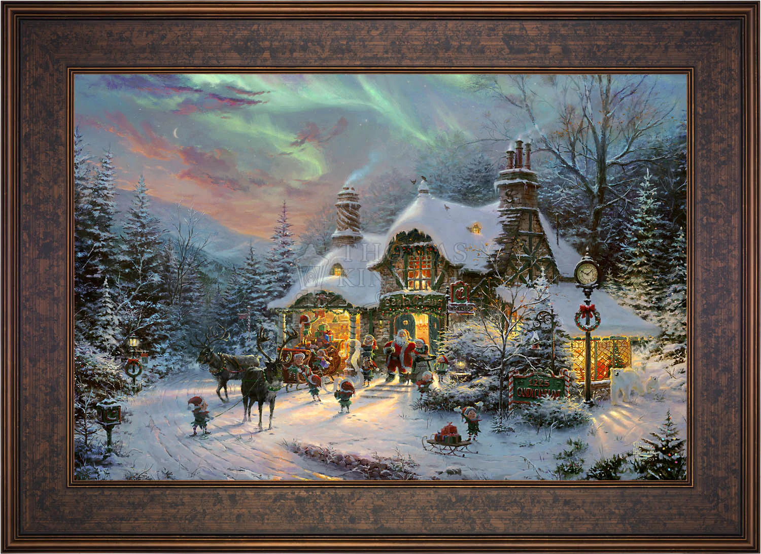 Santa's Night Before Christmas - Limited Edition Canvas - Image 12