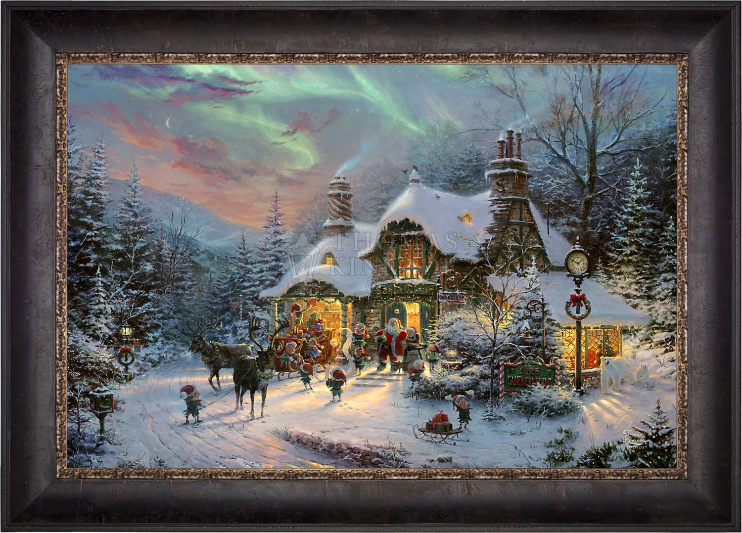 Santa's Night Before Christmas - Limited Edition Canvas - Image 5