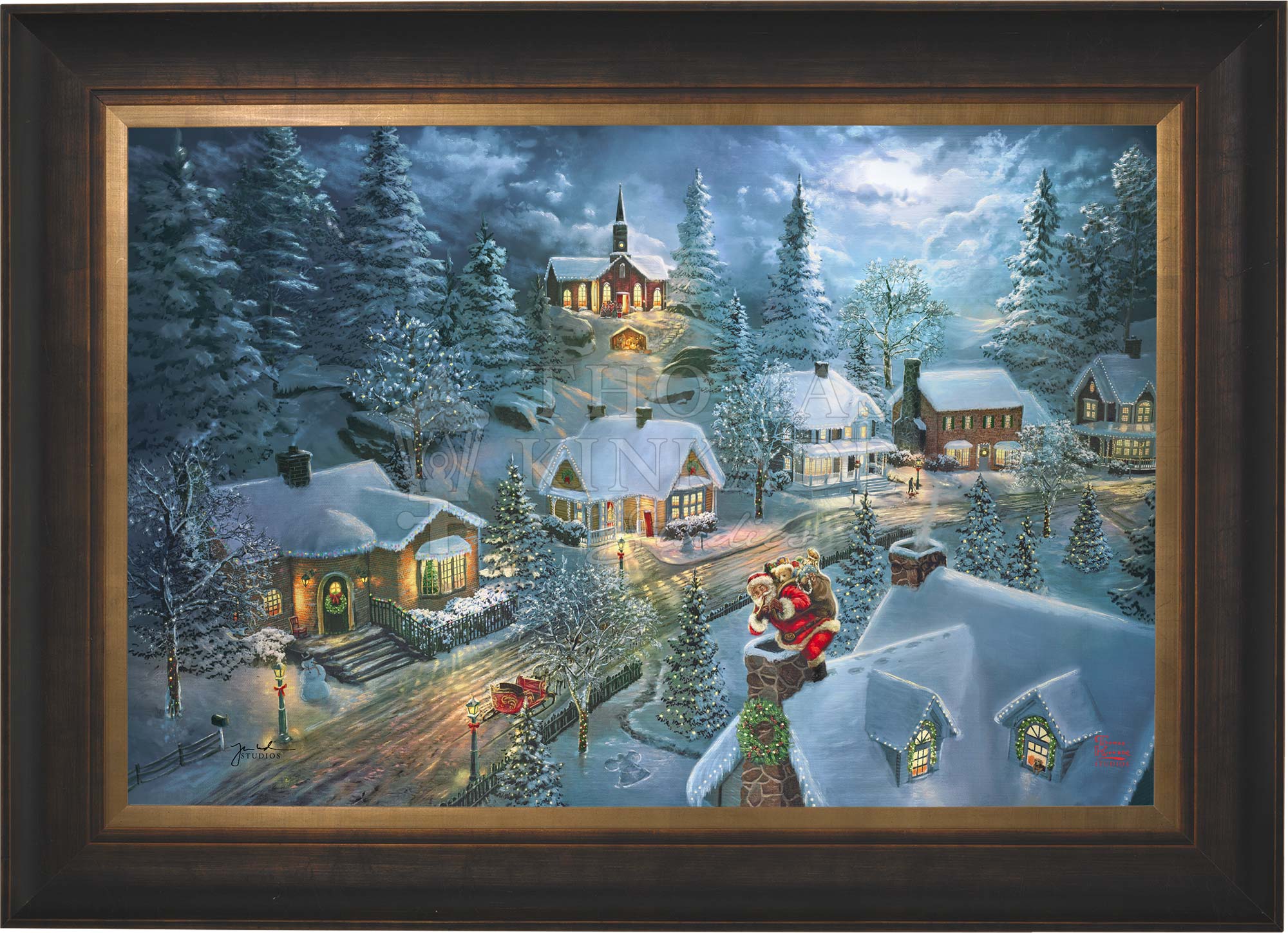 Santa's Silent Night - Limited Edition Canvas - Image 11