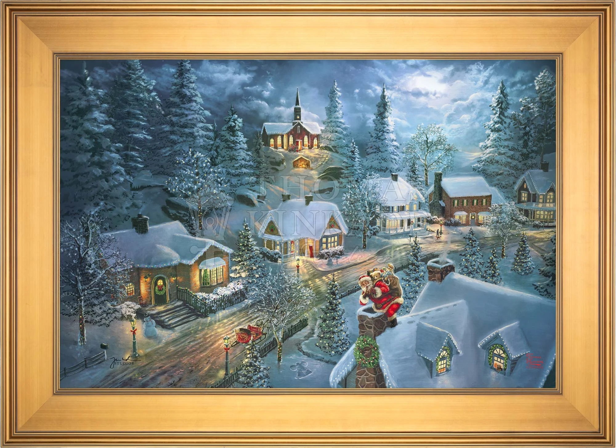 Santa's Silent Night - Limited Edition Canvas - Image 14