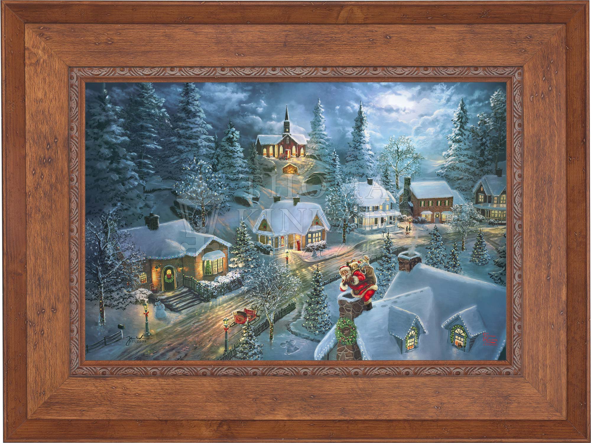 Santa's Silent Night - Limited Edition Canvas - Image 16
