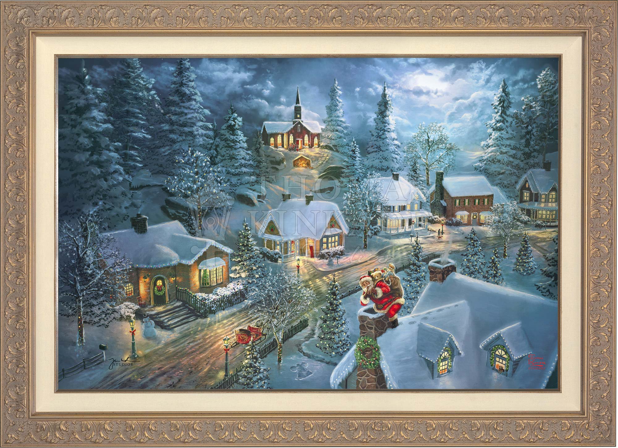 Santa's Silent Night - Limited Edition Canvas - Image 7