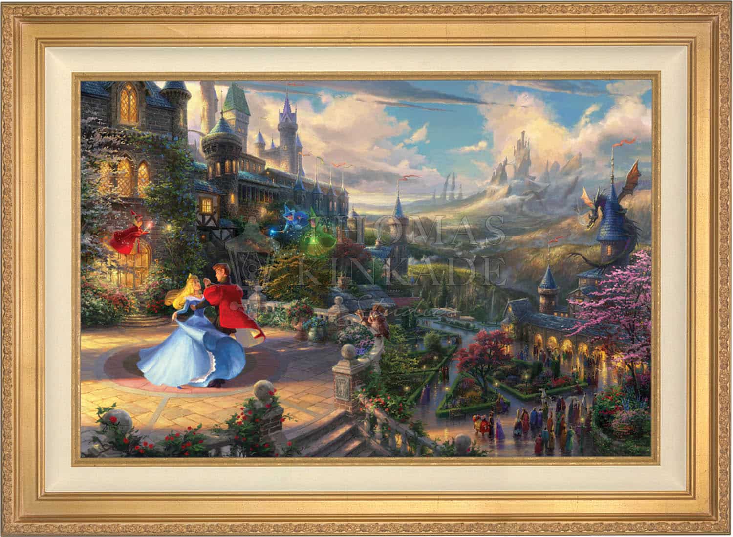 Disney Sleeping Beauty Dancing in the Enchanted Light- Limited Edition Canvas - Image 3