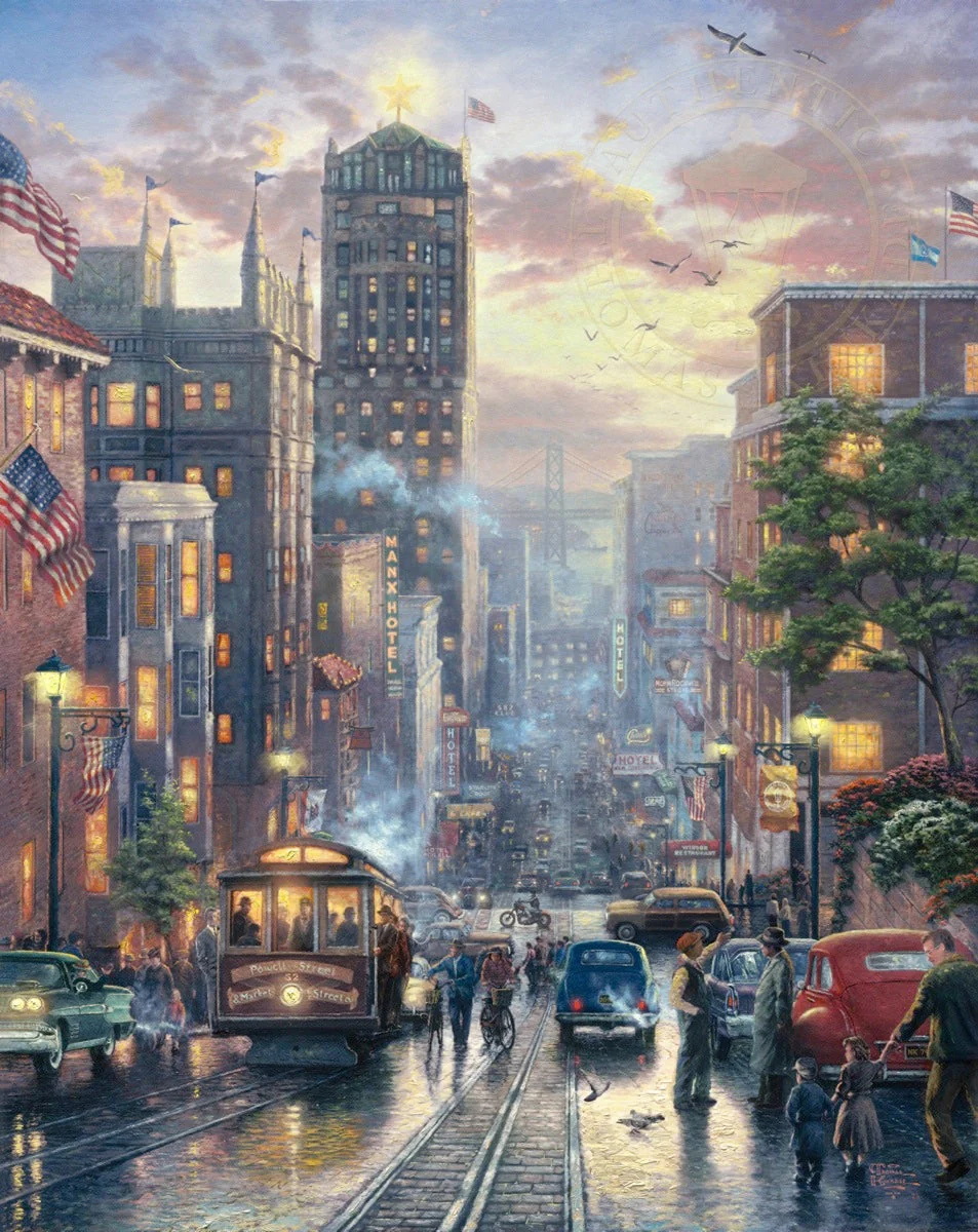 San Francisco, Powell Street - Limited Edition Canvas - Image 17
