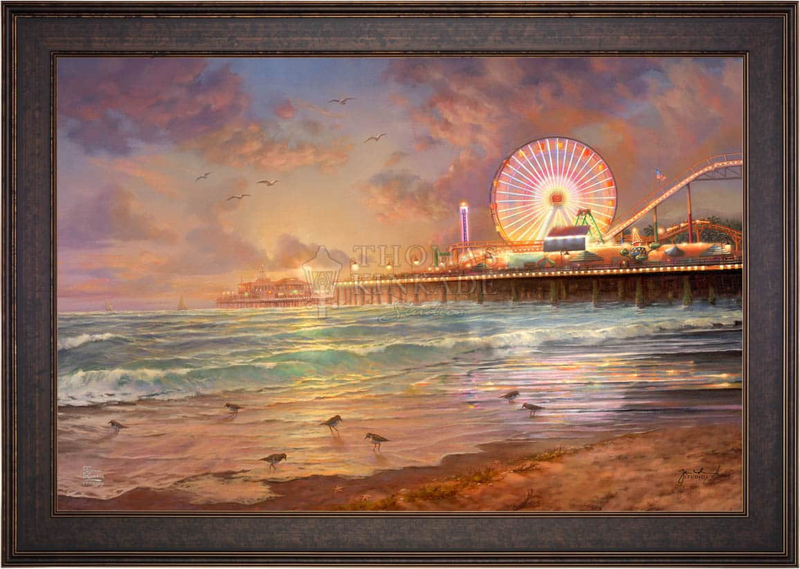 Sunset at Santa Monica Pier - Limited Edition Canvas - Image 13