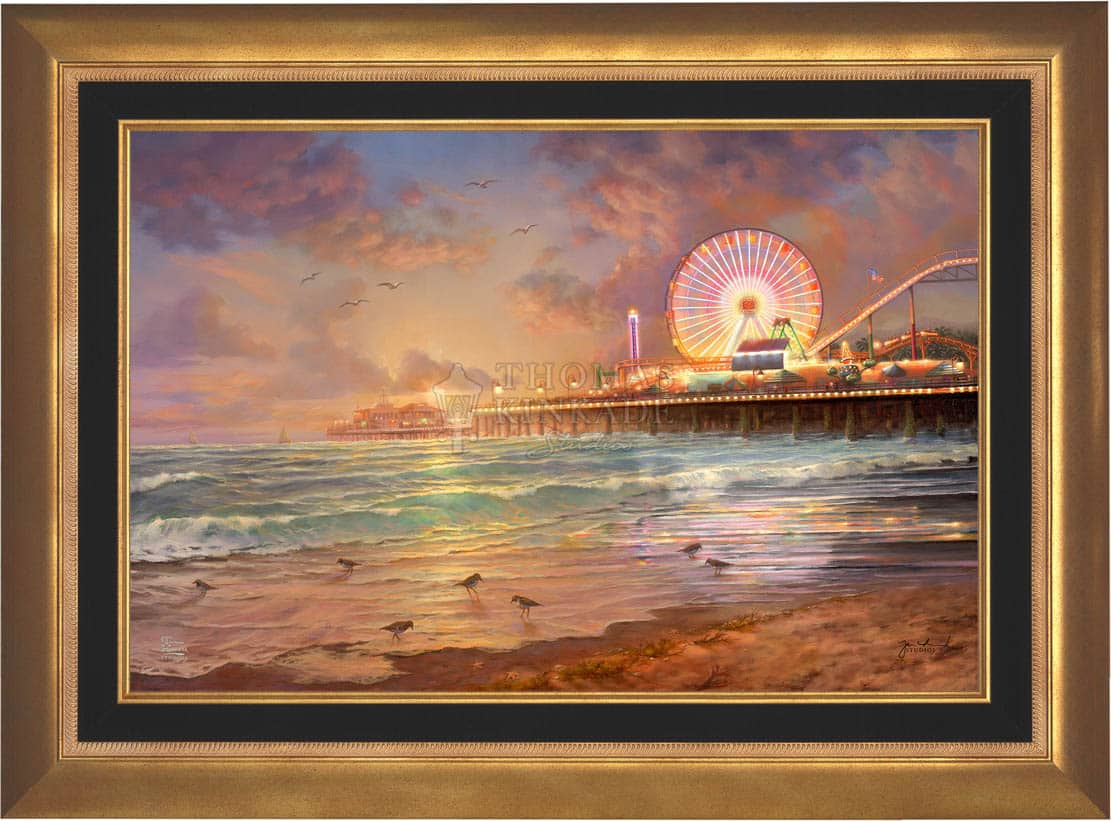 Sunset at Santa Monica Pier - Limited Edition Canvas - Image 4