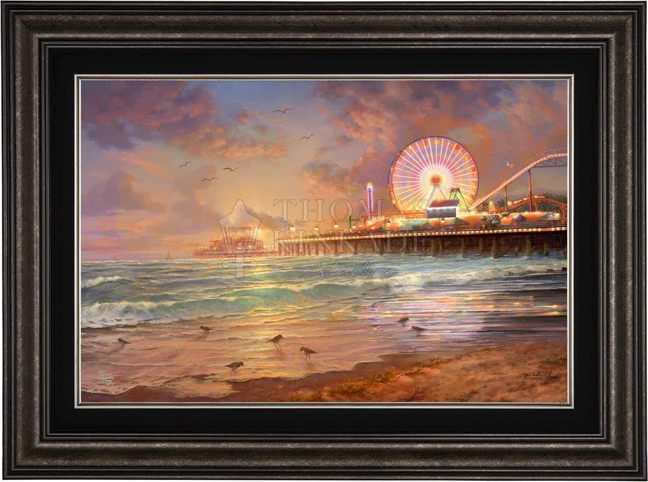 Sunset at Santa Monica Pier - Limited Edition Canvas - Image 9
