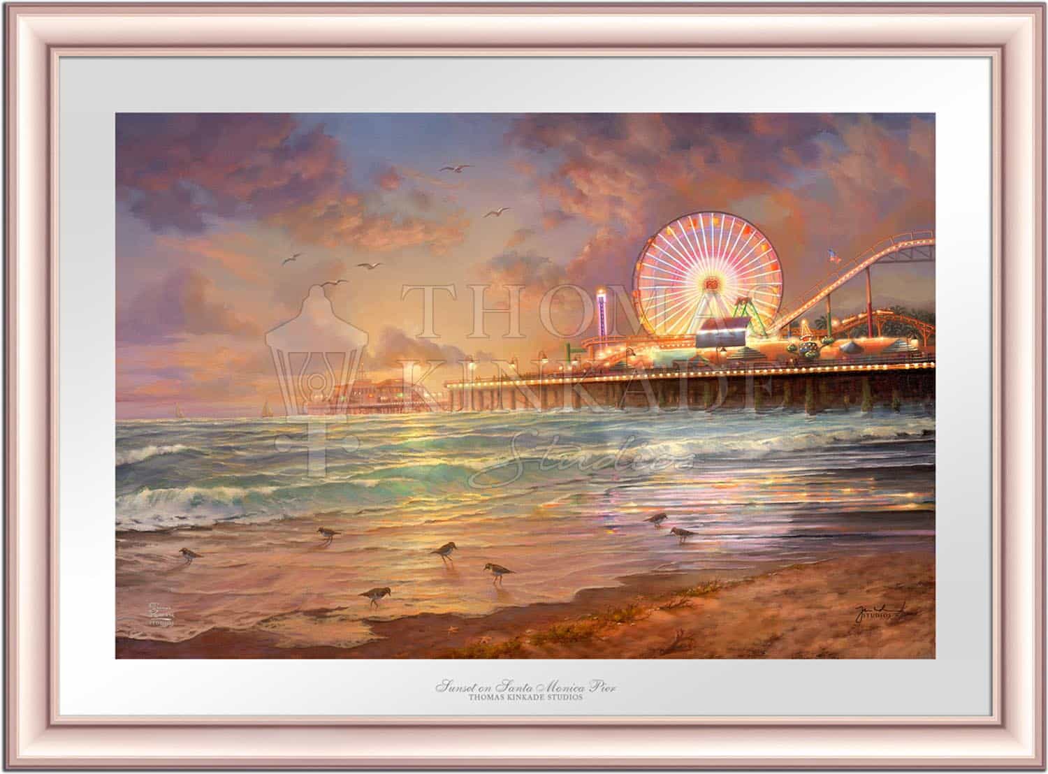 Sunset at Santa Monica Pier - Limited Edition Paper - Image 4