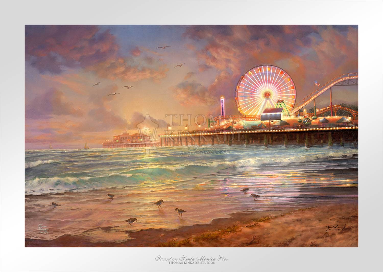 Sunset at Santa Monica Pier - Limited Edition Paper - Image 7
