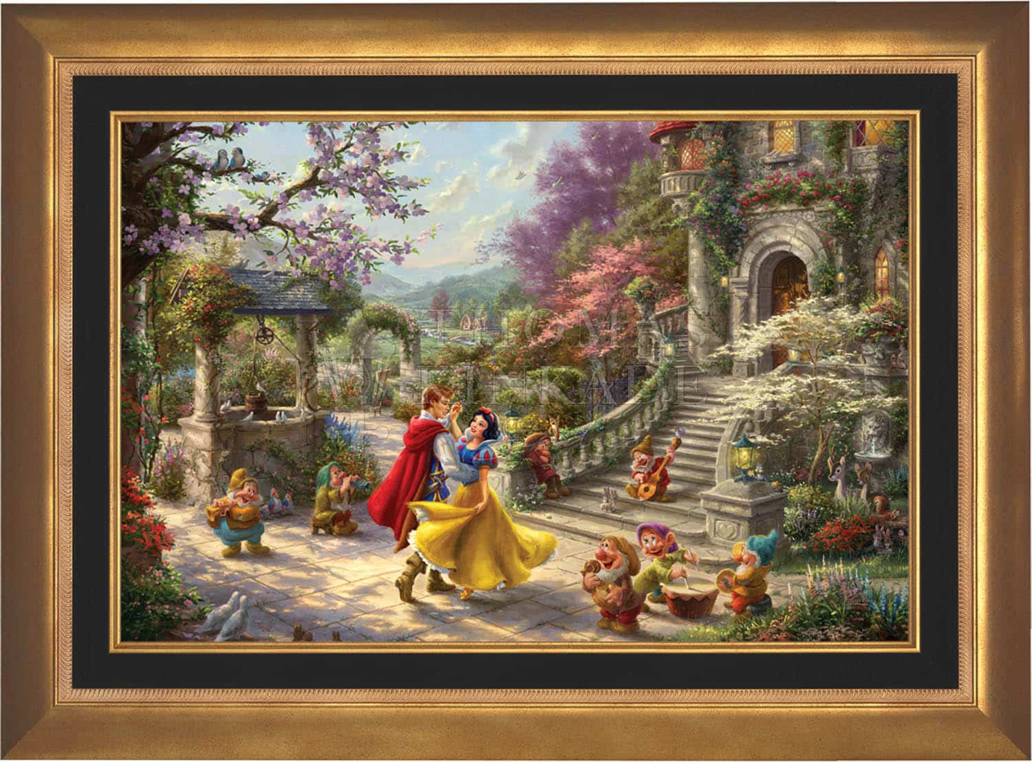 Disney Snow White Dancing in the Sunlight - Jewel Edition Art
