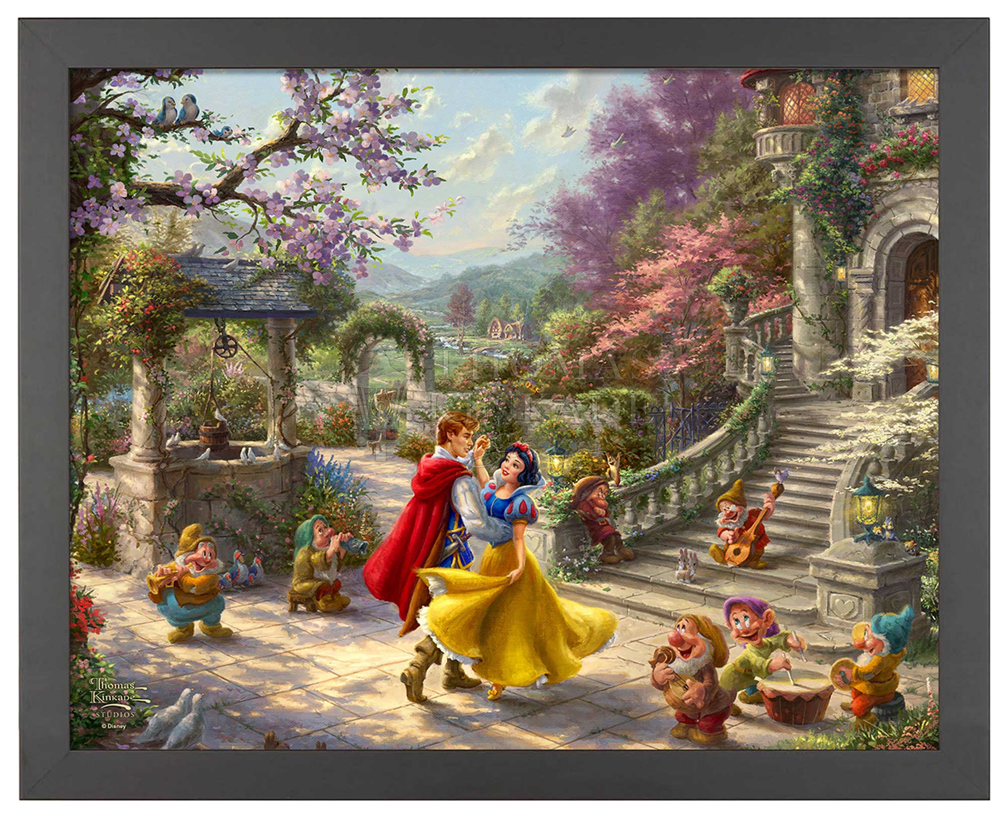 Disney Snow White Dancing in the Sunlight - Art Prints