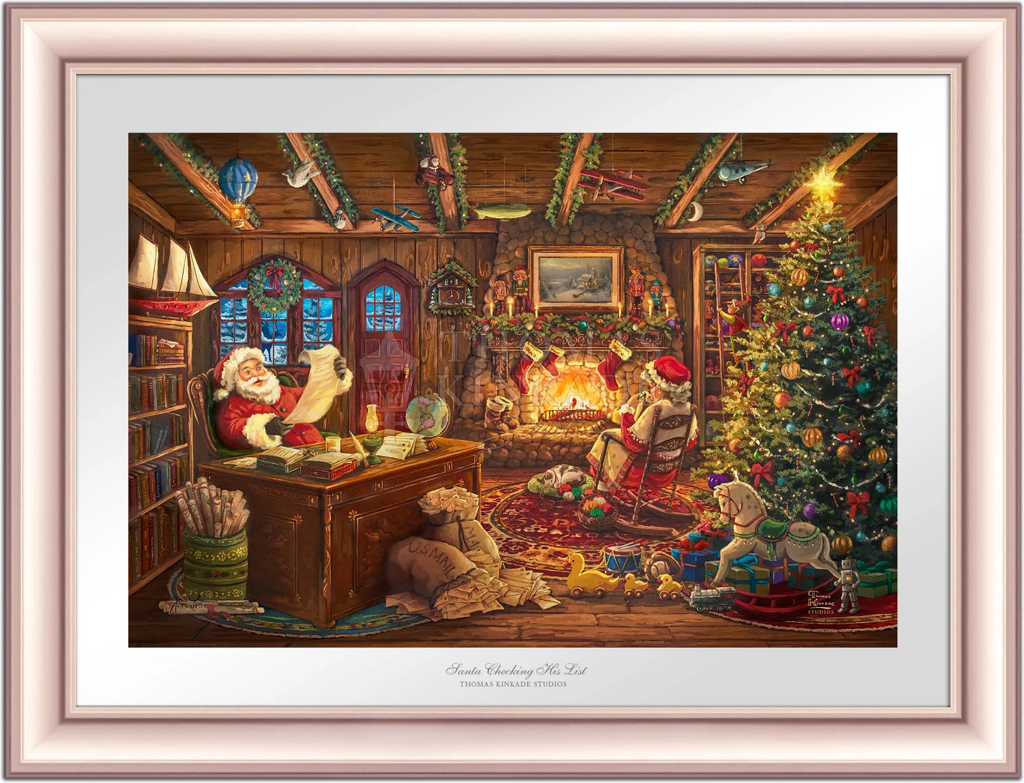 Santa Checking His List - Limited Edition Paper - Image 5