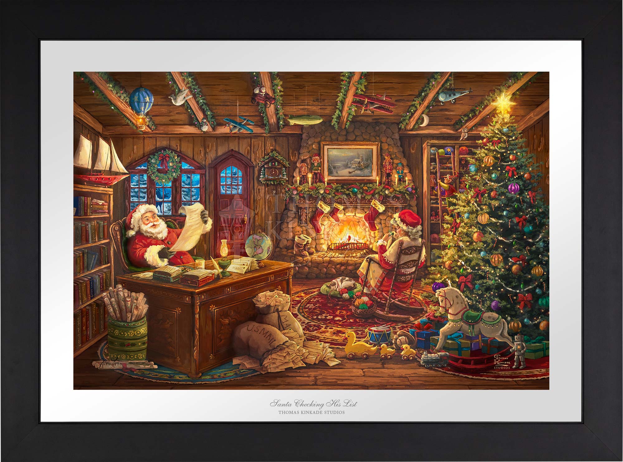 Santa Checking His List - Limited Edition Paper - Image 6