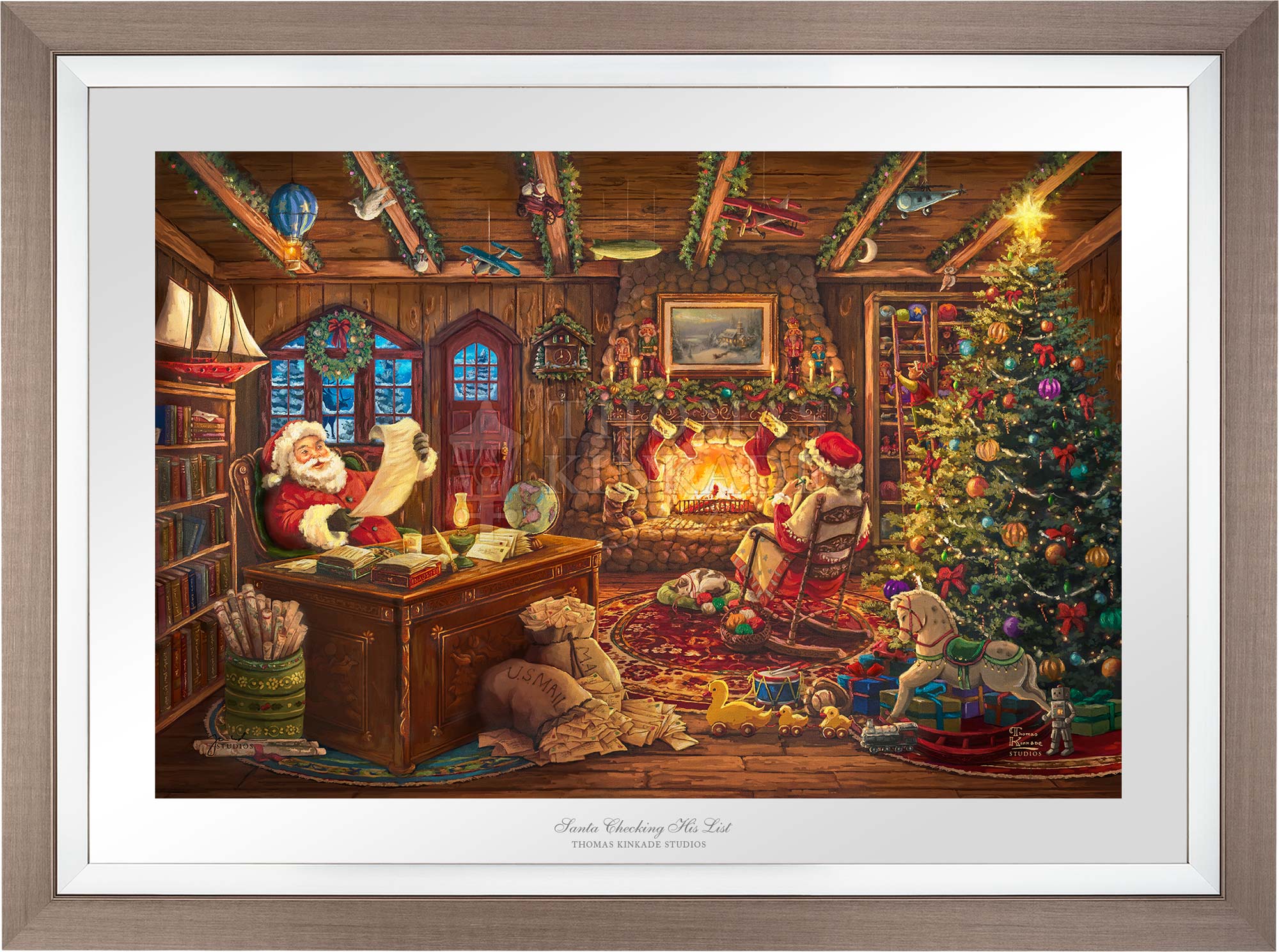 Santa Checking His List - Limited Edition Paper - Image 7