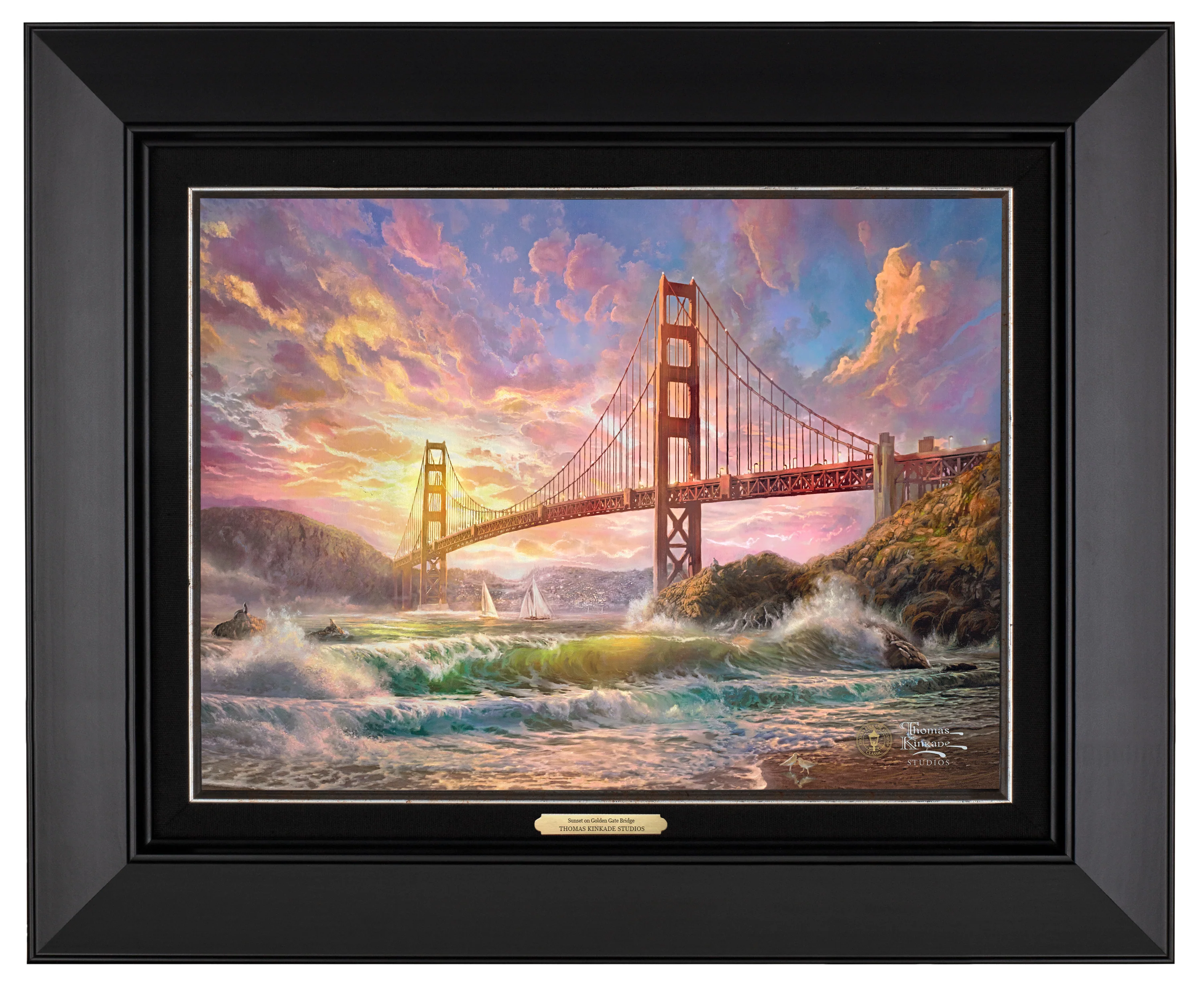 Sunset on Golden Gate Bridge - Canvas Classics - Image 5