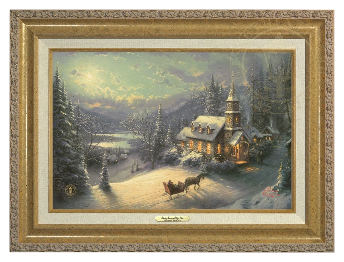 Sunday Evening Sleigh Ride - Canvas Classics - Image 2