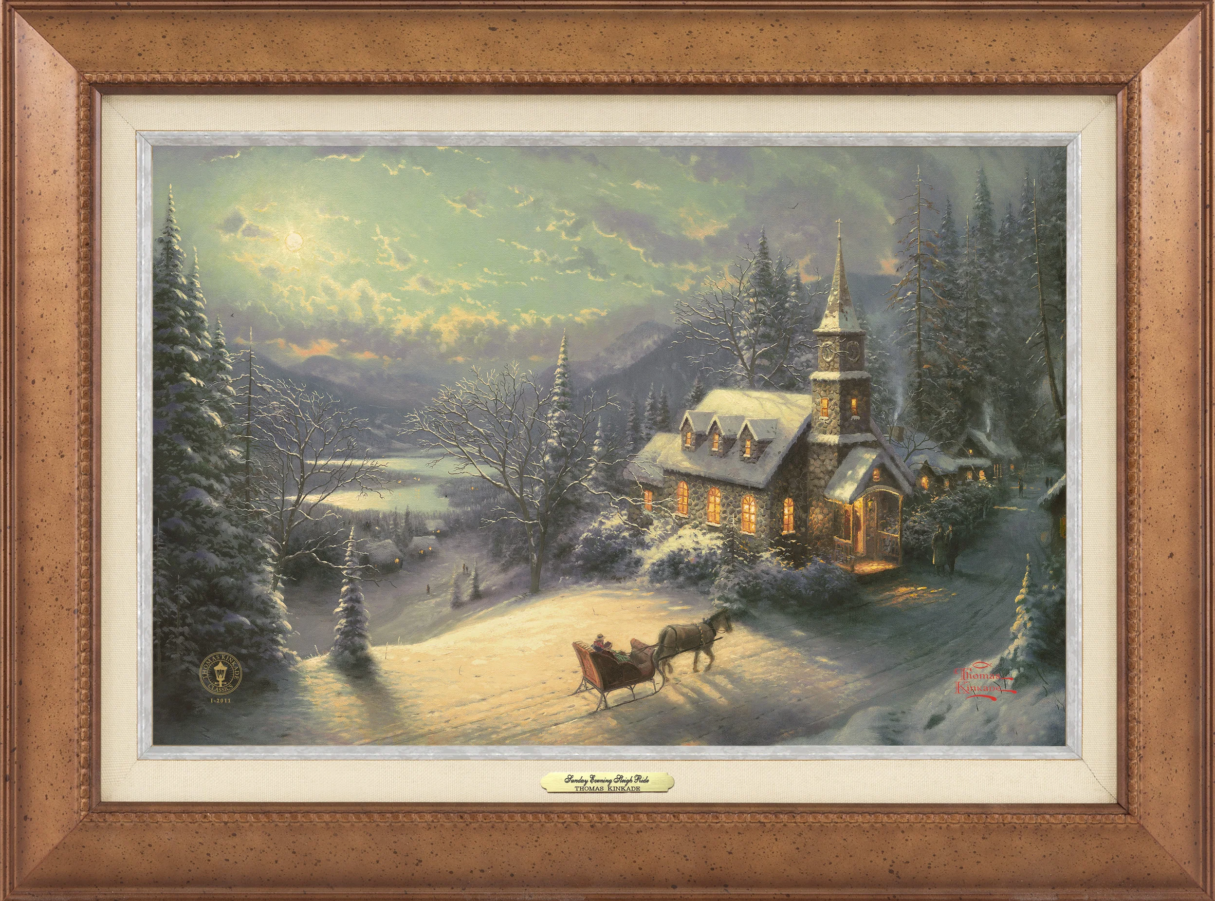 Sunday Evening Sleigh Ride - Canvas Classics - Image 4