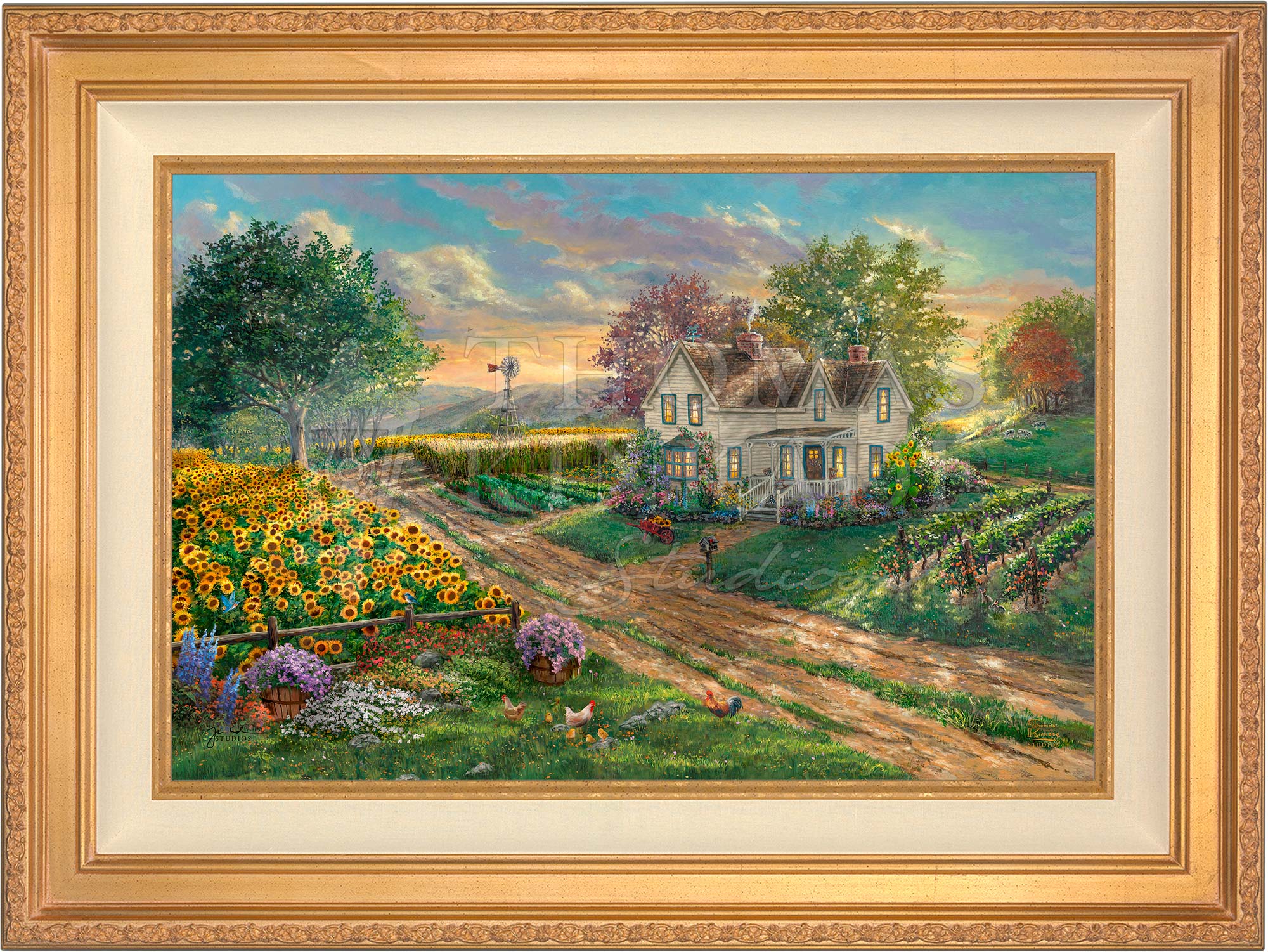 Sunflower Fields - Limited Edition Canvas - Image 2
