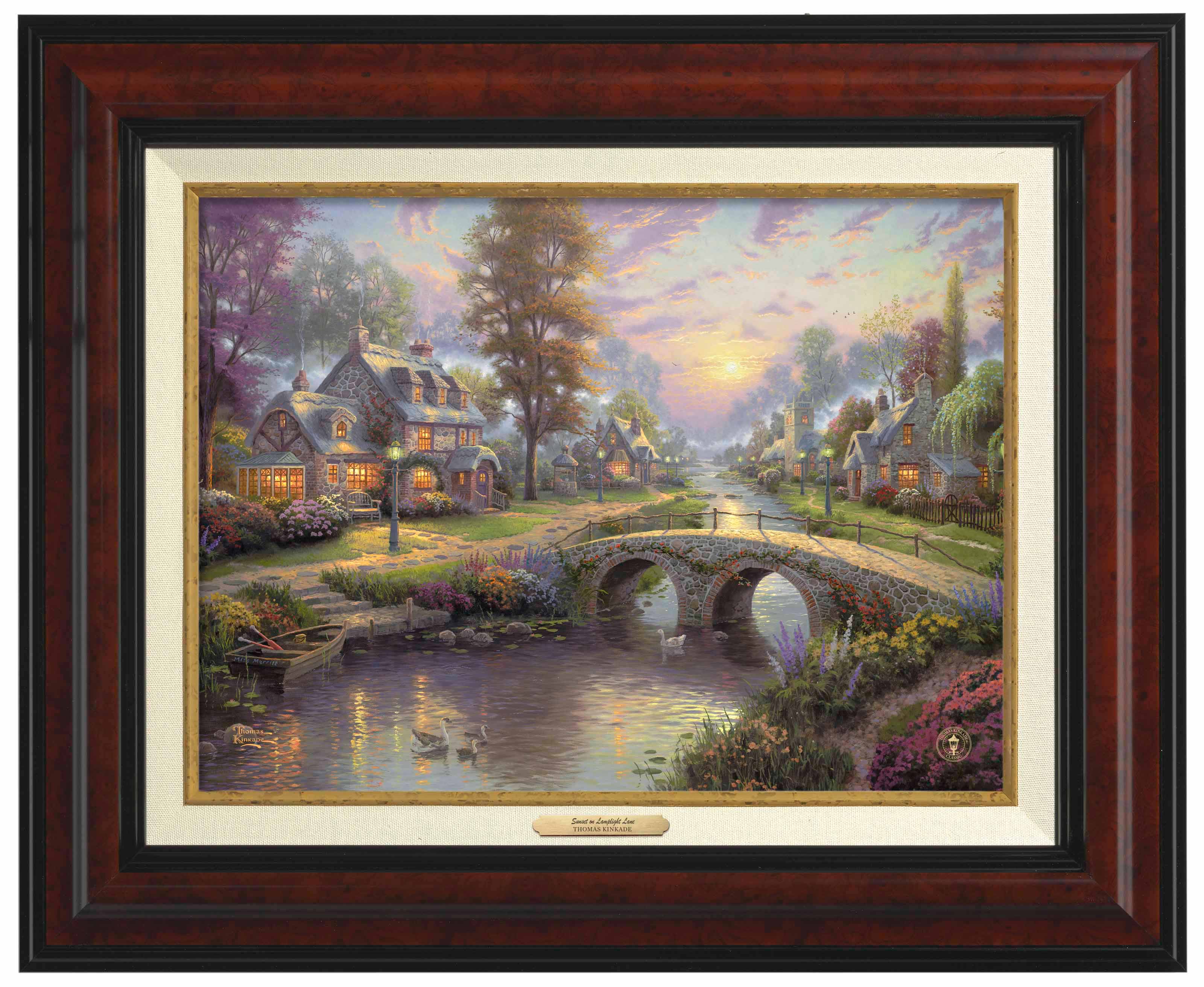 Sunset on Lamplight Lane - Canvas Classics - Image 3