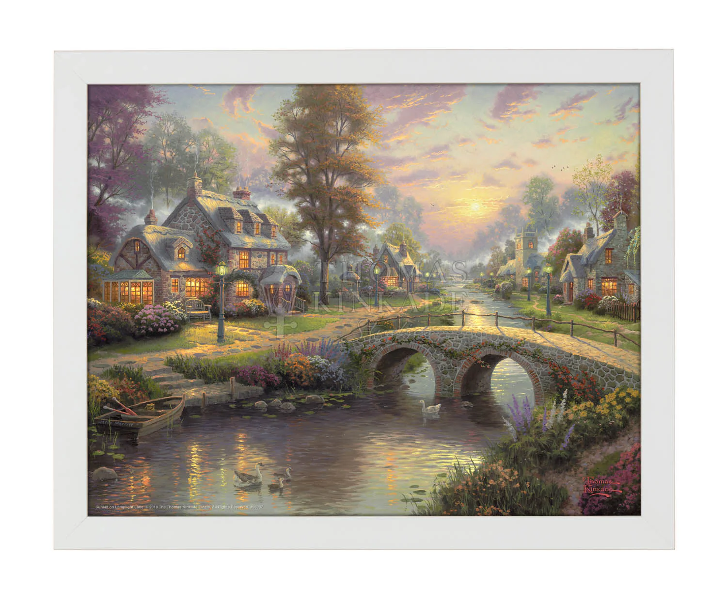 Sunset on Lamplight Lane - Art Prints - Image 4