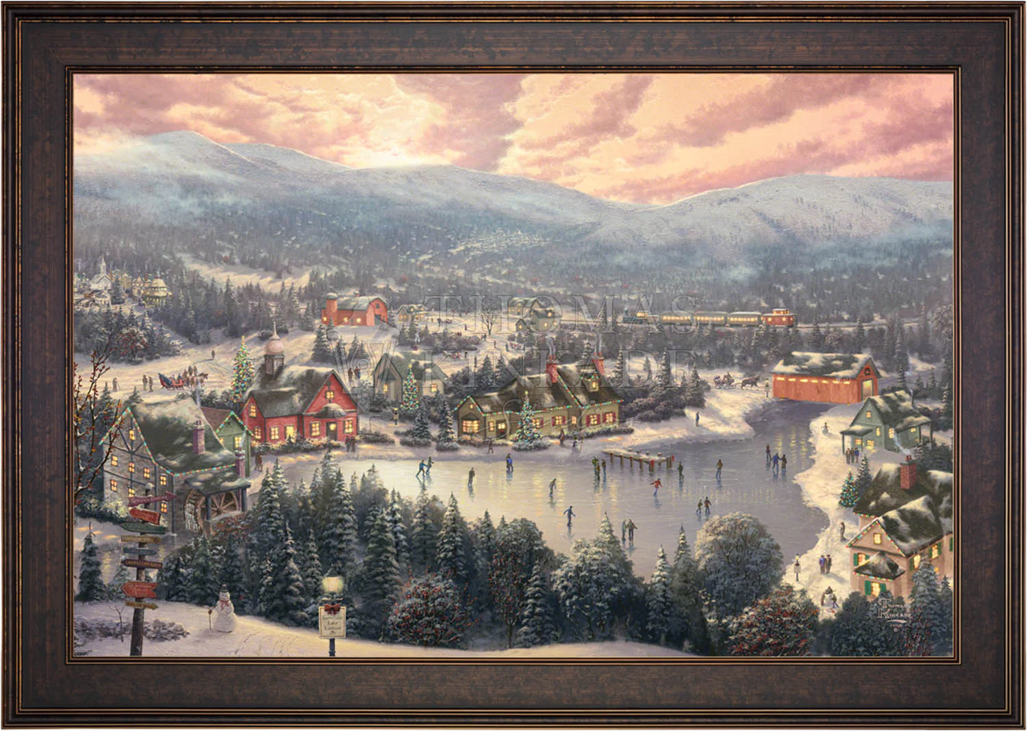 Sunset on Snowflake Lake - Limited Edition Canvas - Image 13