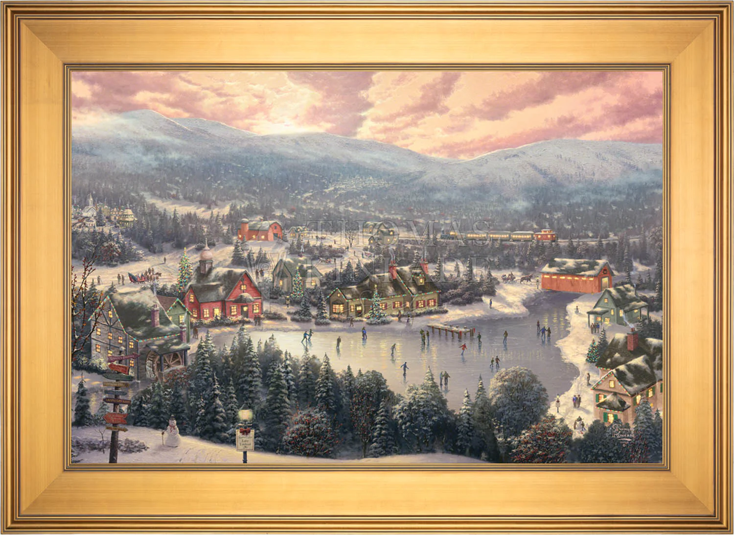Sunset on Snowflake Lake - Limited Edition Canvas - Image 14